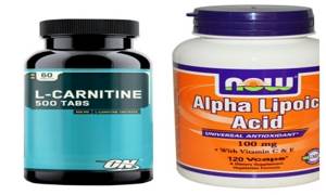 Alpha lipoic acid and l-carnitine are used to normalize body weight. These substances are involved in energy metabolism 