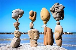 balancing stones