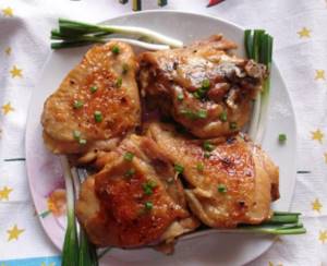 Thighs with honey-soy sauce