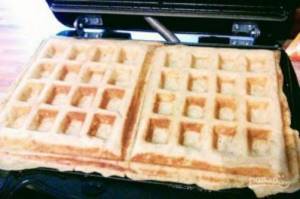 Belgian waffles PP recipe. Apple wafers PP 