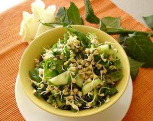 green buckwheat dish