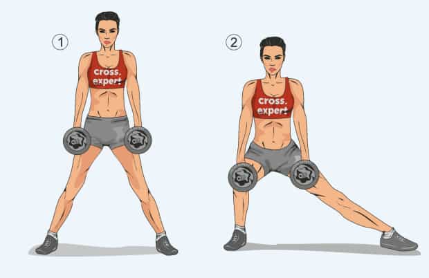 Side lunges
