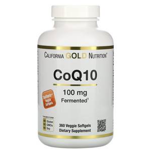 California Gold Nutrition, CoQ10, 100 mg, 360 Vegetable Softgels
