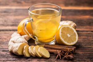 Tea ginger lemon honey for weight loss