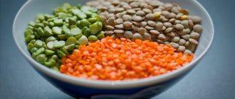 Lentils: recipes for weight loss