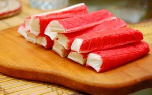 Diet with crab sticks: menu for every day