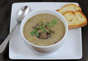 Dietary mushroom cream soup