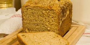 Диетический хлеб из кукурузной муки