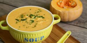 Dietary pumpkin cream soup