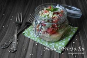 dietary tabbouleh salad