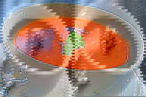 Диетический томатный суп-пюре - рецепты