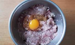 add egg to minced meat