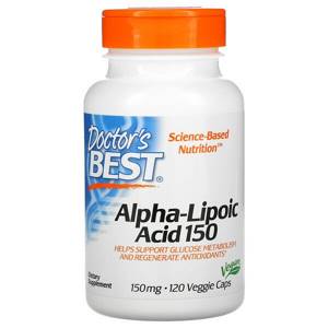 Doctor&#39;s Best, Alpha Lipoic Acid, 150 mg, 120 Veggie Caps