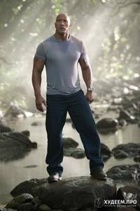 Dwayne Johnson is an endomorph with shortened limbs relative to the body