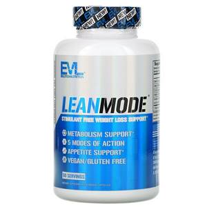 EVLution Nutrition, Lean Mode, добавка для сжигания жира без стимуляторов, 150 капсул