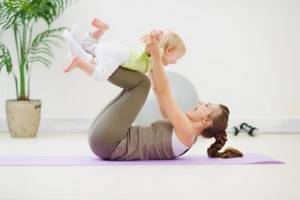 fitness mother and child