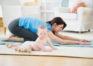 fitness after childbirth at home