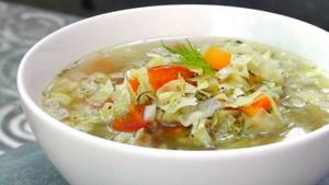 French cabbage soup for weight loss. Cabbage soup for weight loss - only 29 kcal per 100 grams 