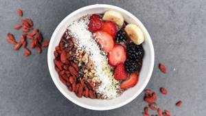 Fruits, berries, oatmeal are sources of fiber