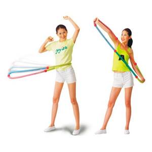 Flexible hula hoop