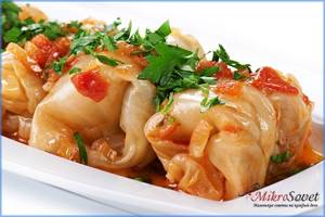 Stuffed cabbage rolls for weight loss at home