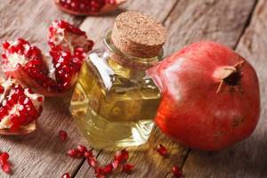 pomegranate and oil