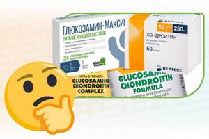 Chondroprotectors in tablets