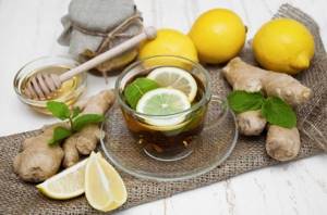 Ginger with honey and lemon for weight loss