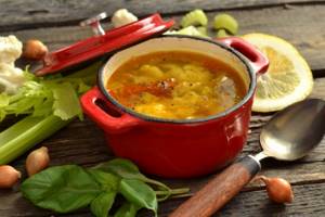 как готовить суп из сельдерея