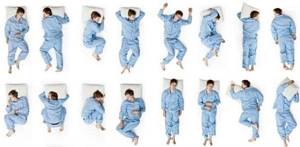 how sleep positions change