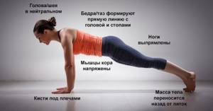 How to do a plank correctly - Technique in picture