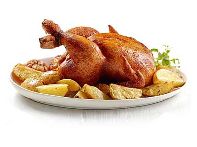 Какая калорийность курицы запеченной в духовке?
