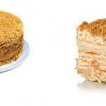 What are the calories in Napoleon Cake with Custard?