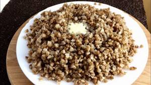Calorie content and nutritional value of boiled buckwheat