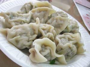 calorie content of boiled pork dumplings
