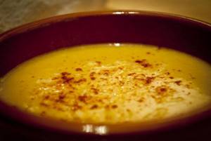 calories in cheese soup with chicken