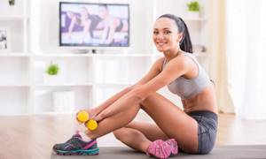 Cardio training for burning fat at home [video selection]