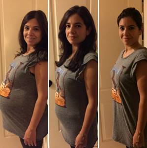 When will the belly go away after childbirth?