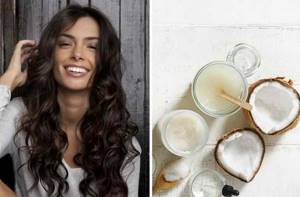 coconut oil for face and hair