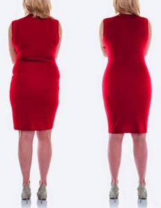 a combo dress that will transform your figure