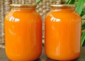Canned carrot juice