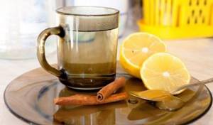 Cinnamon with lemon and honey for weight loss