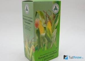 Corn silks in packaging