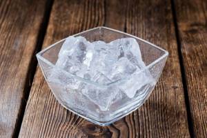 ice in a cup