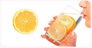 Лимонная вода для здоровья