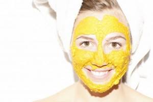 corn flour face mask
