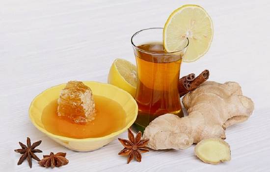 Honey water with ginger