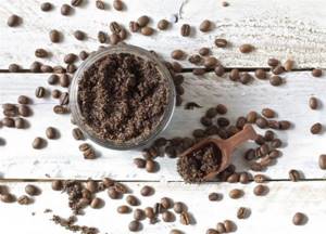 ground coffee with cinnamon