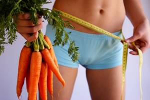 Carrots with kefir for weight loss
