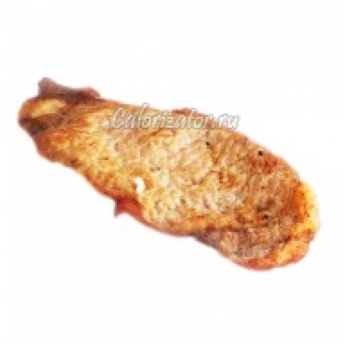 Fried meat calorie content. Fried pork 